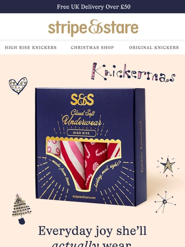 Stripe and Stare Holiday Campaign