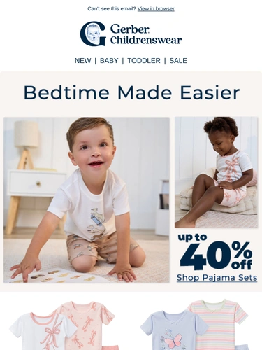 Gerber Childrenswear Newsletter