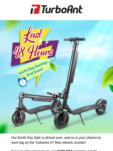 TurboAnt Sale Announcement