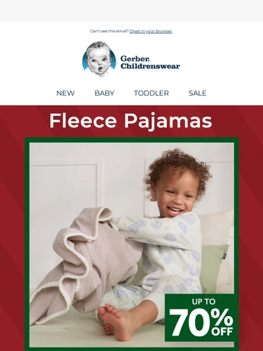 Gerber Childrenswear Sale Announcement