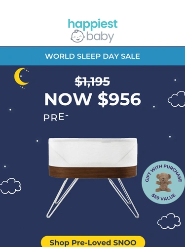 Happiest Baby Sale Announcement