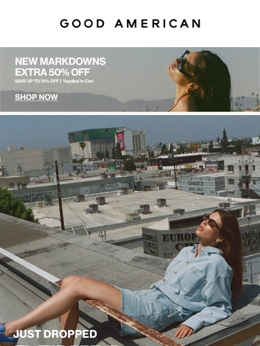 Good American Sale Announcement