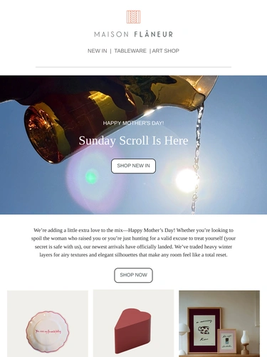 Maison Flaneur Sale Announcement