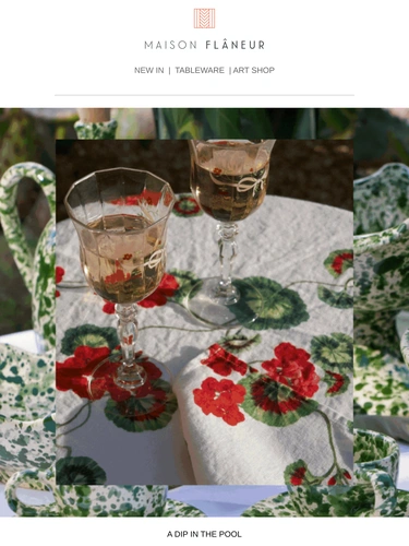 Maison Flaneur Newsletter