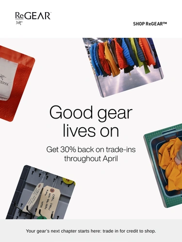 Arc'teryx Sale Announcement