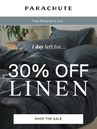 Parachute Home Sale Announcement