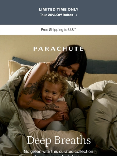Parachute Home Sale Announcement