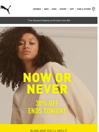 Puma Sale Announcement
