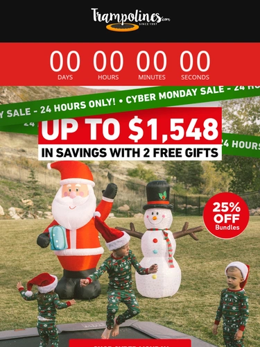 Trampolines.com Sale Announcement