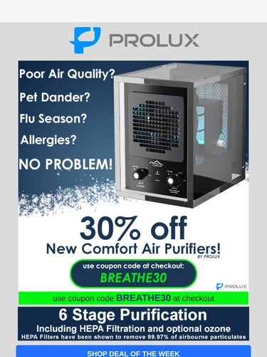 ProLux Cleaners Sale Announcement