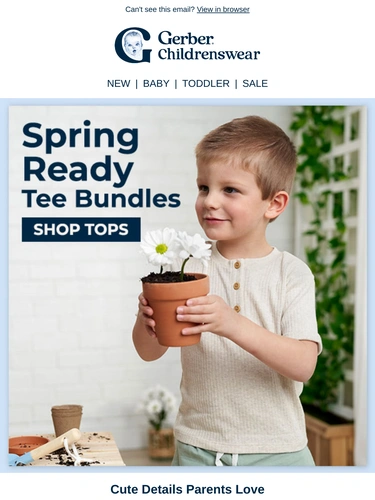 Gerber Childrenswear Email
