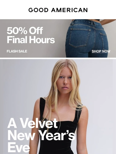 Good American Sale Announcement