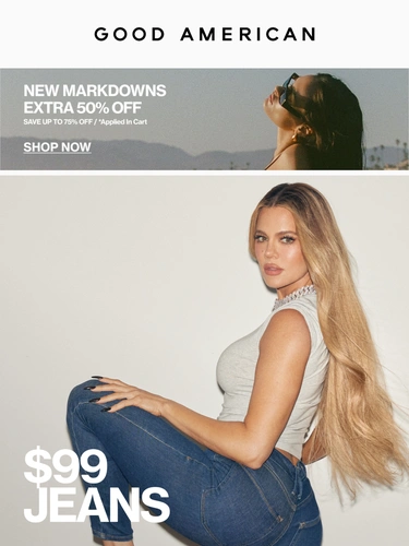 Good American Sale Announcement