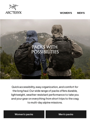 Arc'teryx Newsletter
