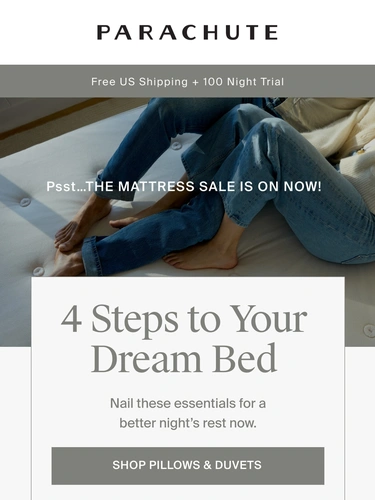 Parachute Home Sale Announcement