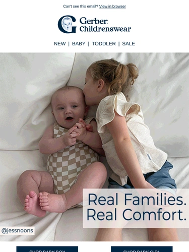 Gerber Childrenswear Newsletter