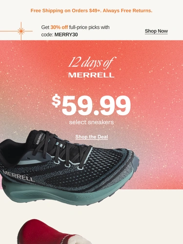 Merrell Sale Announcement