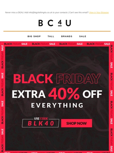 BigClothing4U Sale Announcement