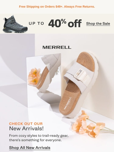 Merrell Sale Announcement