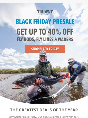 Trident Fly Fishing Sale Announcement