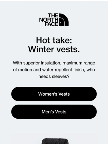 The North Face Newsletter
