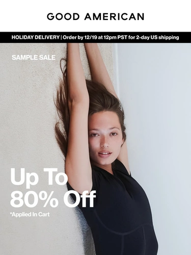 Good American Sale Announcement
