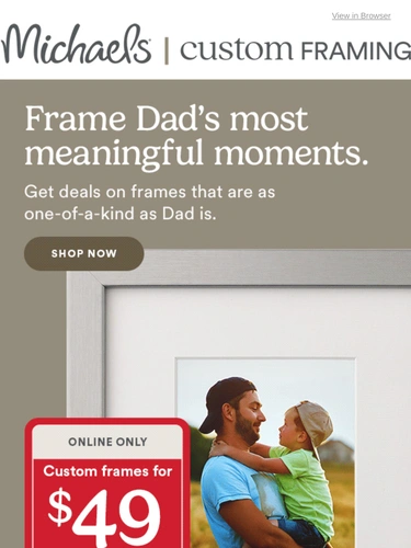 Michaels Sale Announcement