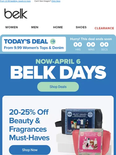 Belk Sale Announcement