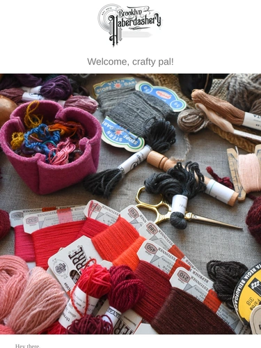 Brooklyn Haberdashery Welcome Series