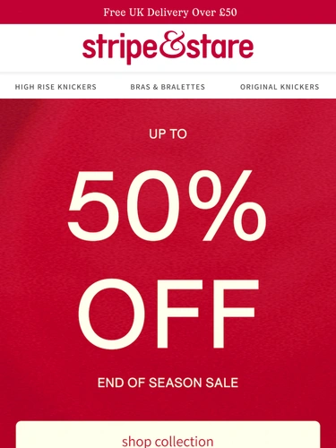 Stripe and Stare Sale Announcement