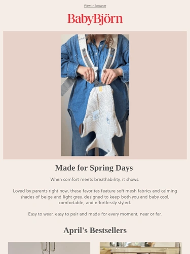 BabyBjörn Sale Announcement