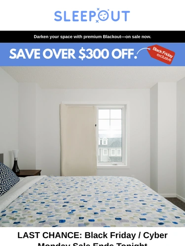Sleepout Sale Announcement