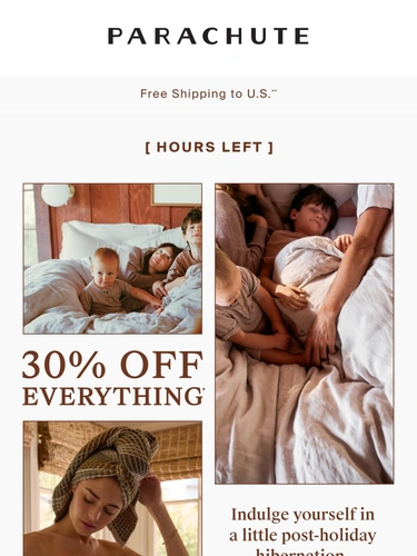 Parachute Home Sale Announcement