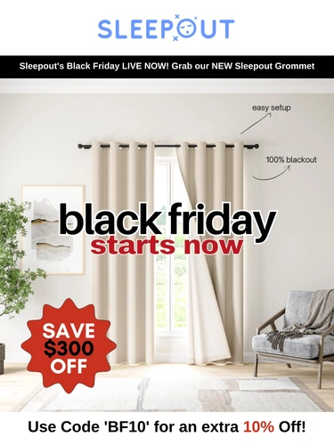 Sleepout Sale Announcement