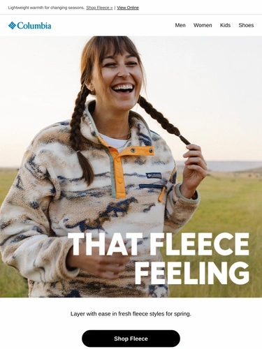 Columbia Sportswear Newsletter