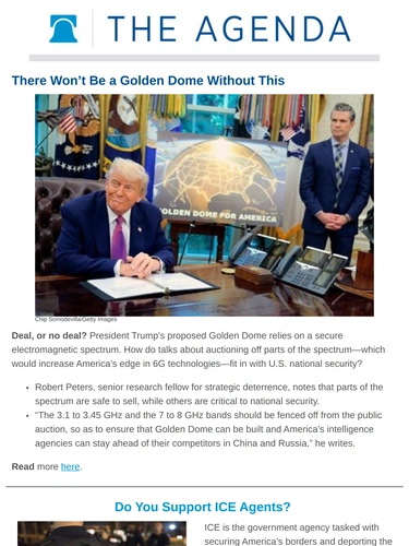 Heritage Foundation Newsletter