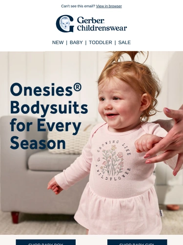 Gerber Childrenswear Newsletter