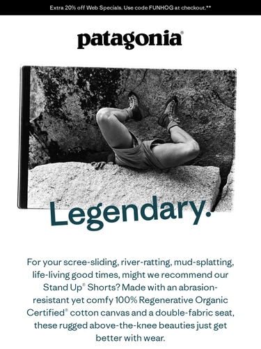 Patagonia Sale Announcement