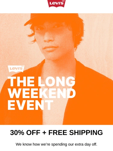 Levi's Sale Announcement