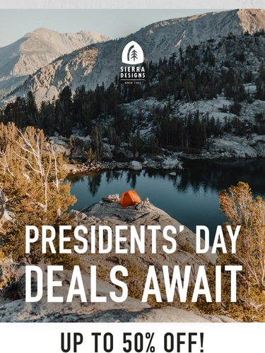 Sierra Designs Sale Announcement