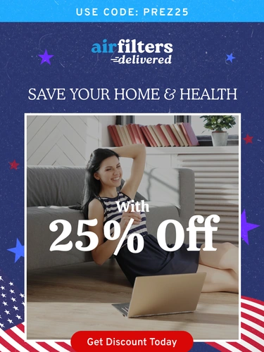 Air Filters Delivered Sale Announcement