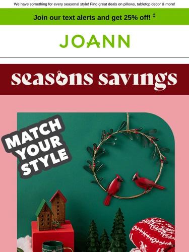 Joann Holiday Campaign