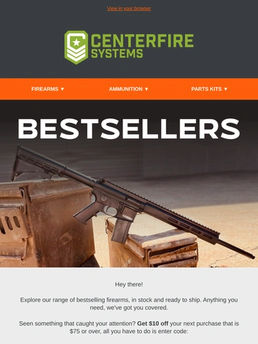 Centerfire Systems Sale Announcement