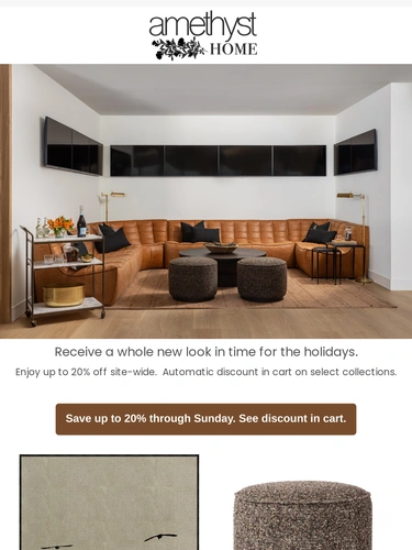 Amethyst Home Sale Announcement