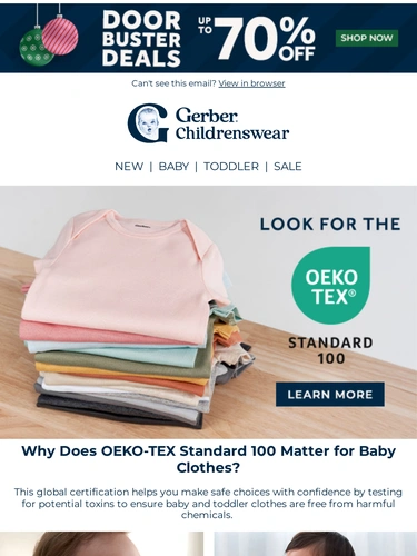 Gerber Childrenswear Newsletter