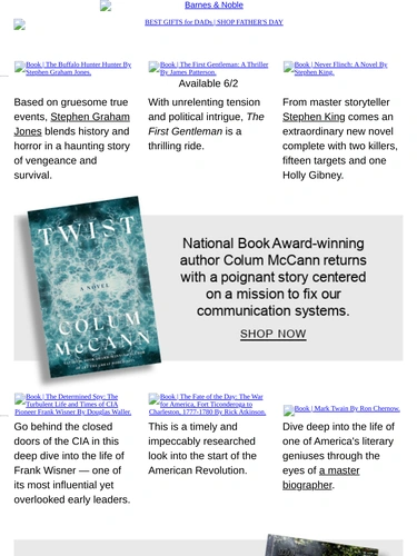 Barnes & Noble Newsletter