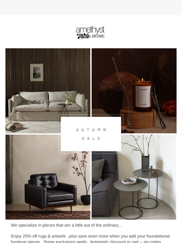 Amethyst Home Sale Announcement