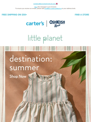 Carter's OshKosh Newsletter