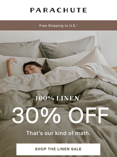 Parachute Home Sale Announcement