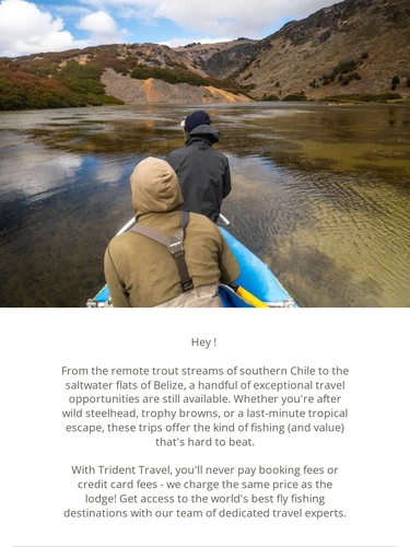Trident Fly Fishing Sale Announcement